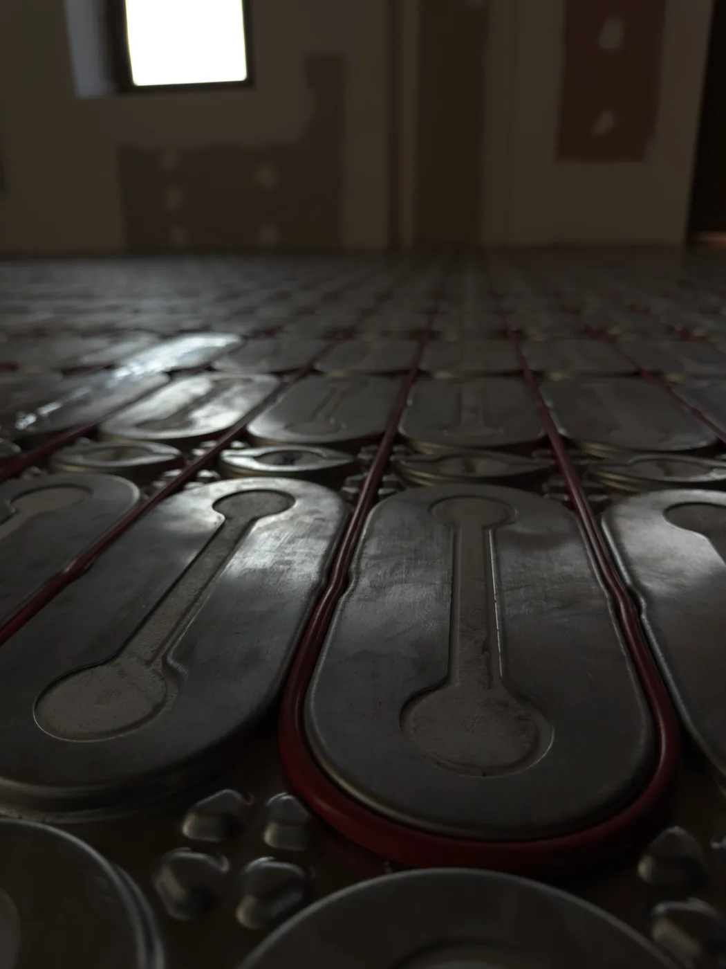Plancher chauffant électrique avant revêtement